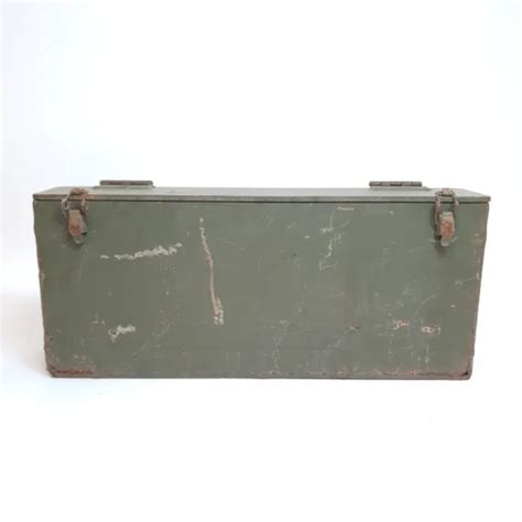 vintage un uk metal box for smoke grenades|Help me identify these british ammo boxes .